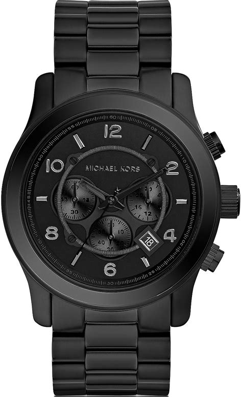 michael kors watches black colour|Michael Kors male watches.